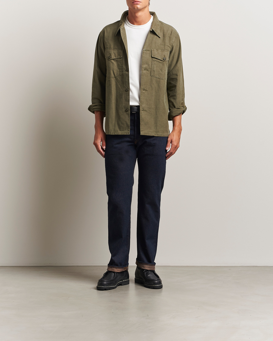 Mies | Farkut | RRL | Straight Leg 5-Pocket Denim Once Washed