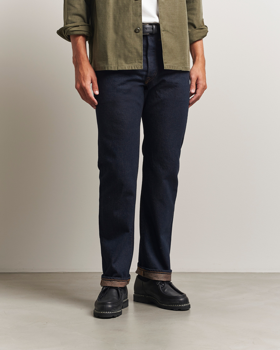 Mies | Farkut | RRL | Straight Leg 5-Pocket Denim Once Washed