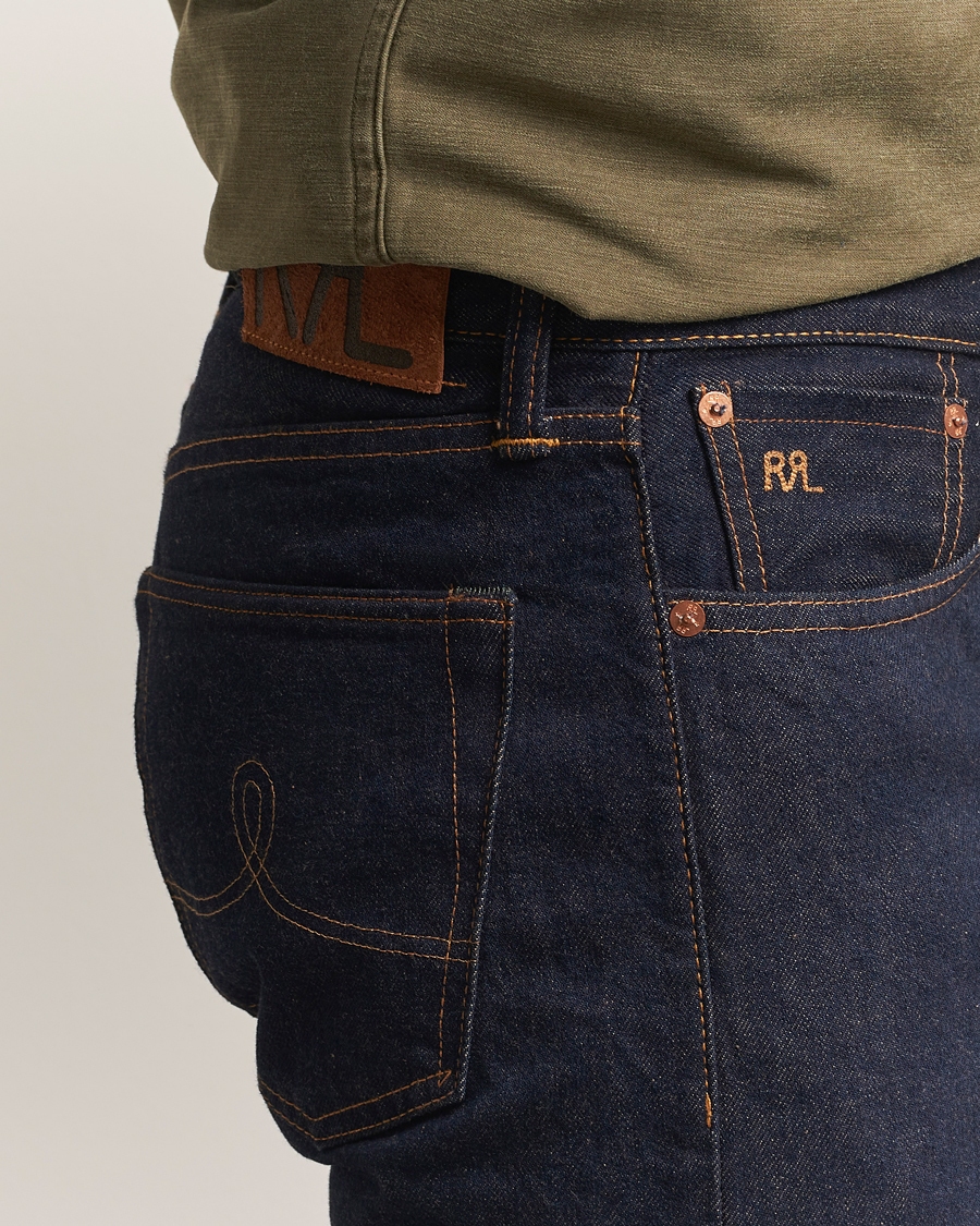Mies | Farkut | RRL | Straight Leg 5-Pocket Denim Once Washed