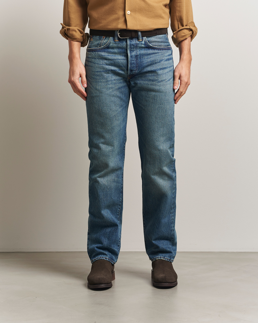 Mies | Farkut | RRL | Straight Leg 5-Pocket Denim Hillsview Wash
