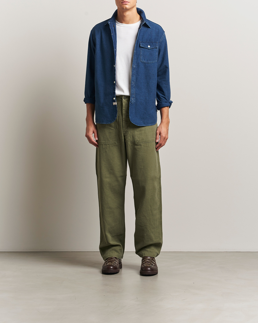 Mies | Kauluspaidat | RRL | Oxford Denim Shirt Indigo