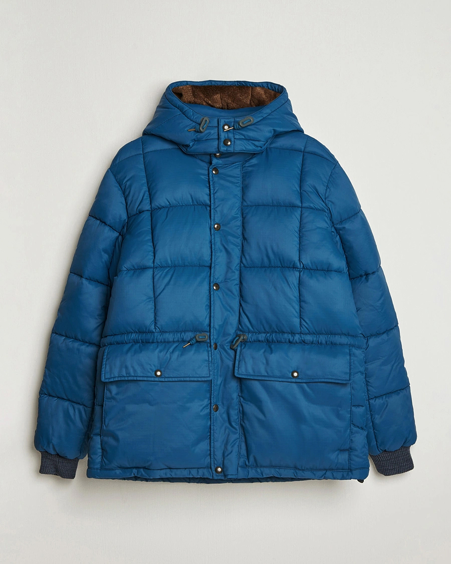 Mies | Takit | RRL | Ellis Down Parka Vintage Blue