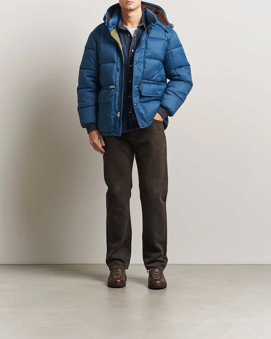 Mies | Takit | RRL | Ellis Down Parka Vintage Blue