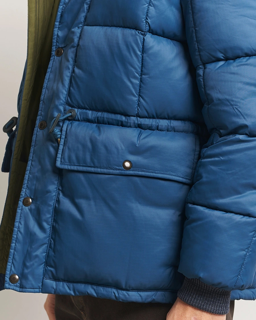 Mies | Takit | RRL | Ellis Down Parka Vintage Blue