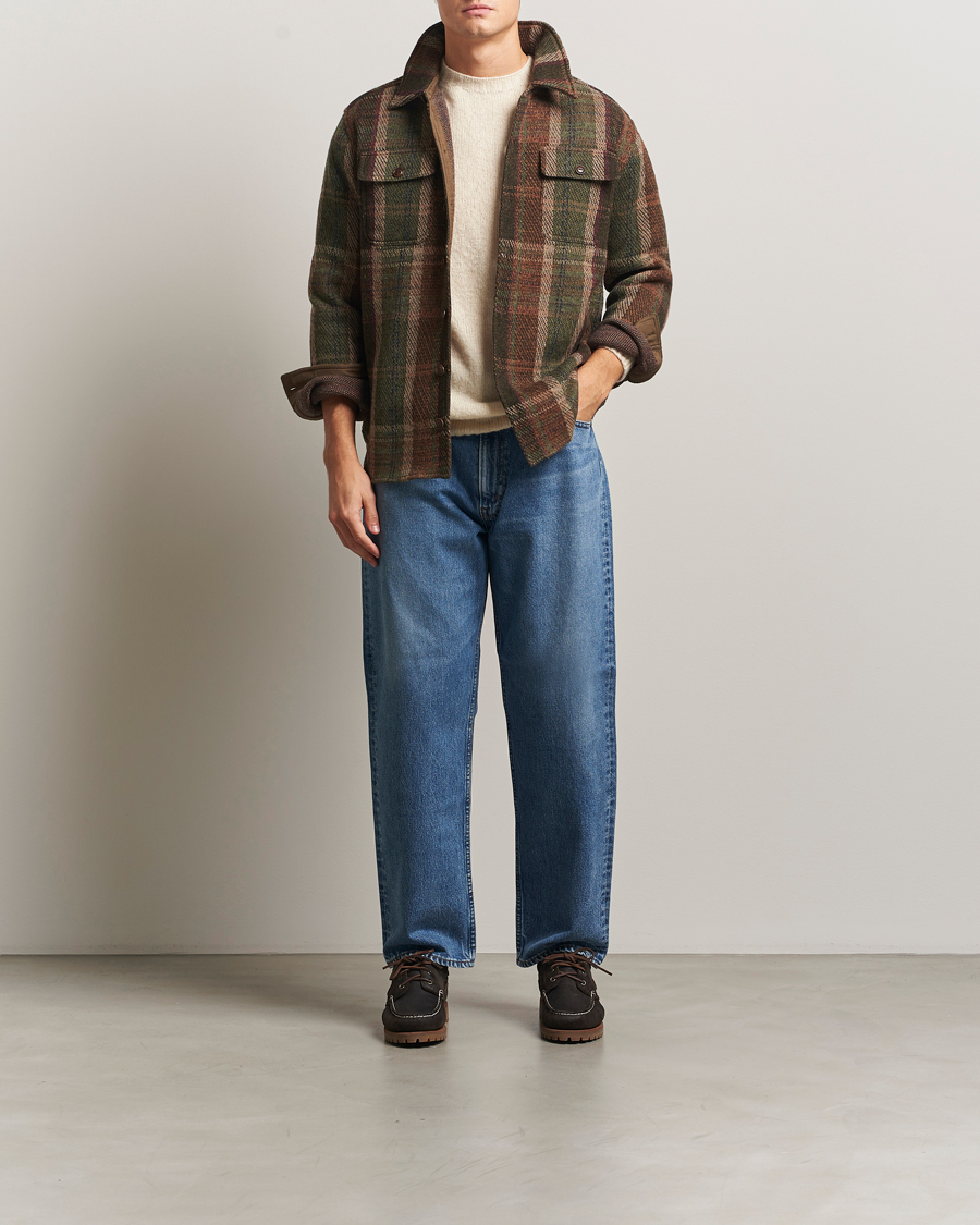 Mies | Takit | RRL | Matlock Cashmere Shirt Jacket Olive