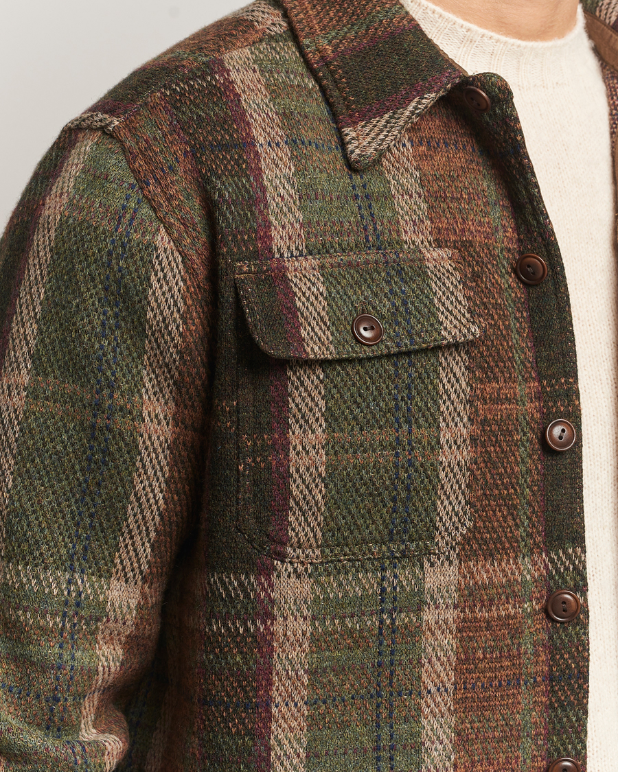 Mies | Takit | RRL | Matlock Cashmere Shirt Jacket Olive