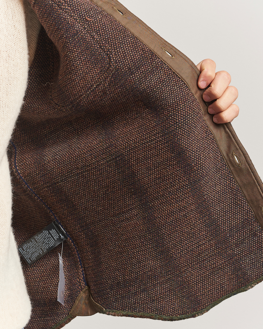 Mies | Takit | RRL | Matlock Cashmere Shirt Jacket Olive