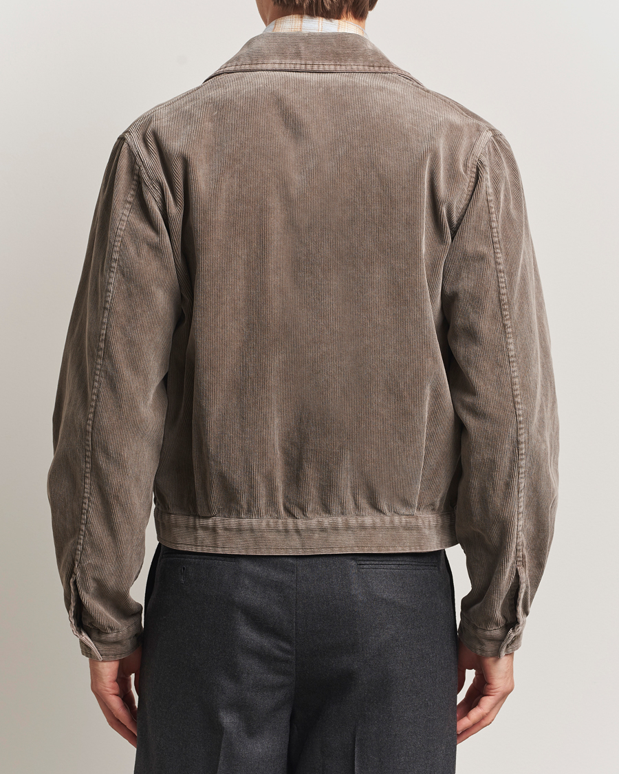 Mies | Takit | Auralee | Corduroy Bomber Jacket Olive