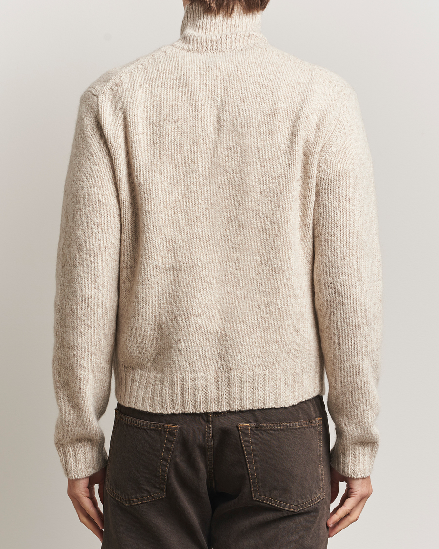 Mies | Puserot | Auralee | Cashmere Melange Rollneck Beige