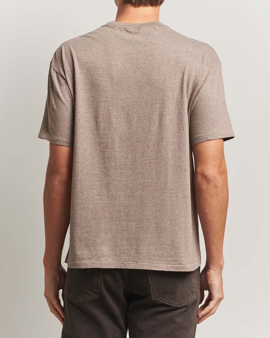Mies | T-paidat | Auralee | Seamless Crew Neck T-Shirt Top Brown