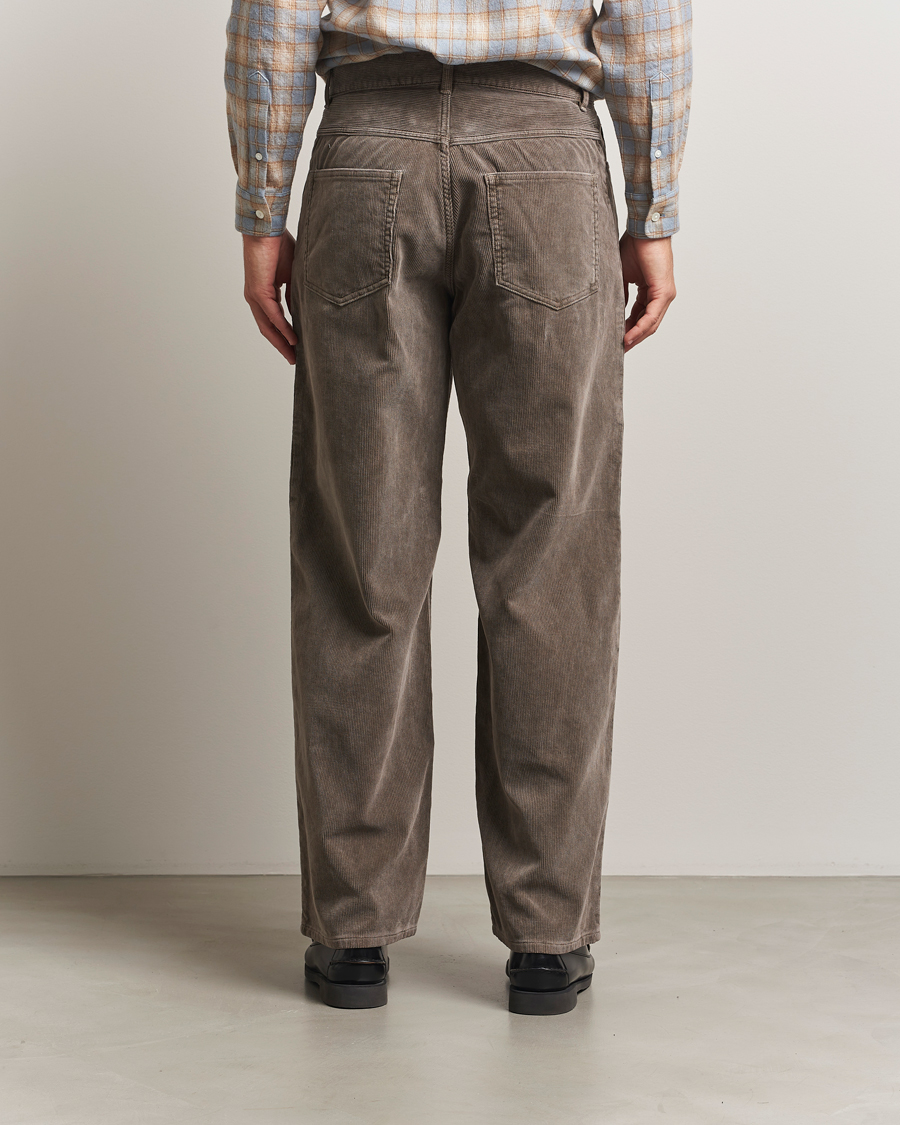 Mies | Housut | Auralee | Dyed Corduroy 5-Pocket Pants Olive
