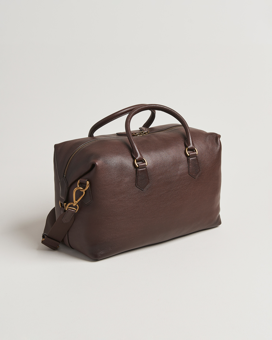 Mies | Laukut | Polo Ralph Lauren | Polo Ralph LaurenPebble Leather Duffle BagDark Brown