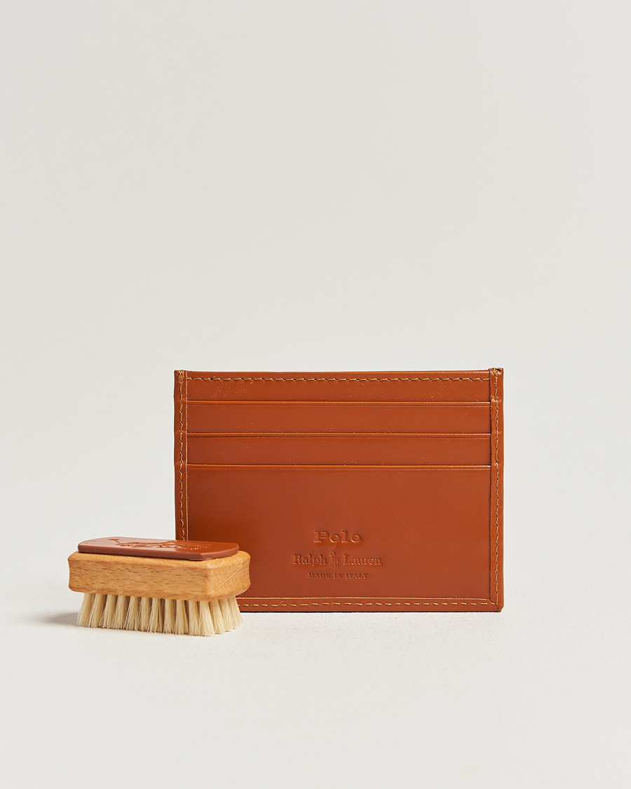 Mies | Lompakot | Polo Ralph Lauren | Bridle Leather Card Case Tan