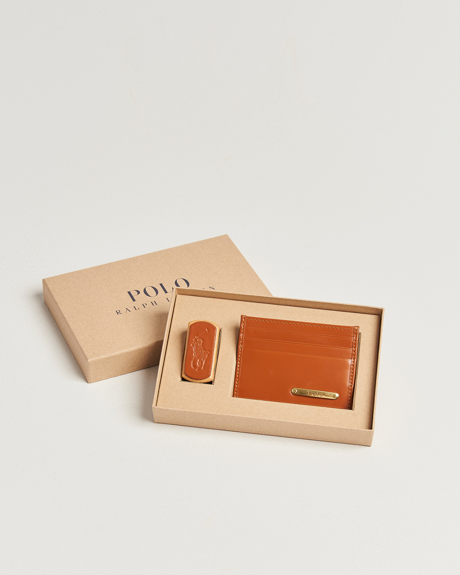 Mies | Lompakot | Polo Ralph Lauren | Bridle Leather Card Case Tan