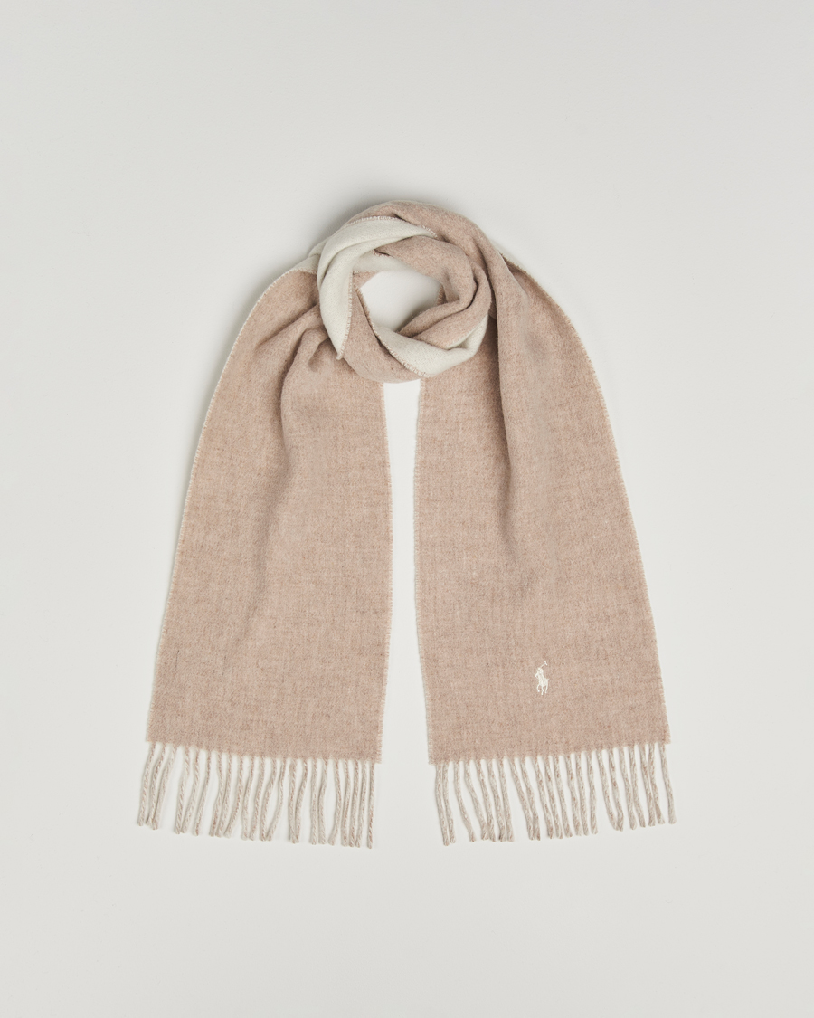 Mies | Kaulaliinat | Polo Ralph Lauren | Reversible Wool Scarf Taupe