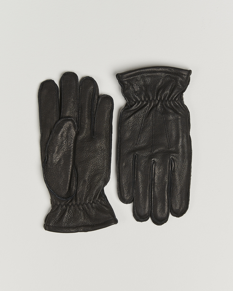 Mies | Käsineet | Polo Ralph Lauren | Full Grain Leather Gloves Black