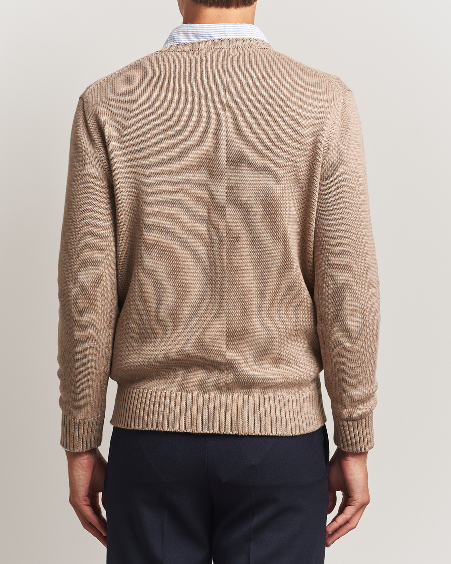 Mies | Puserot | Polo Ralph Lauren | Cotton Crew Neck Sweater Bronze Melange