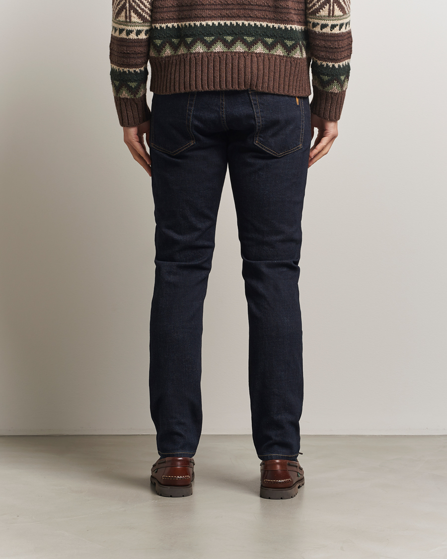 Mies | Farkut | Polo Ralph Lauren | Parkside Rinse Stretch Straight Jeans Dark Blue