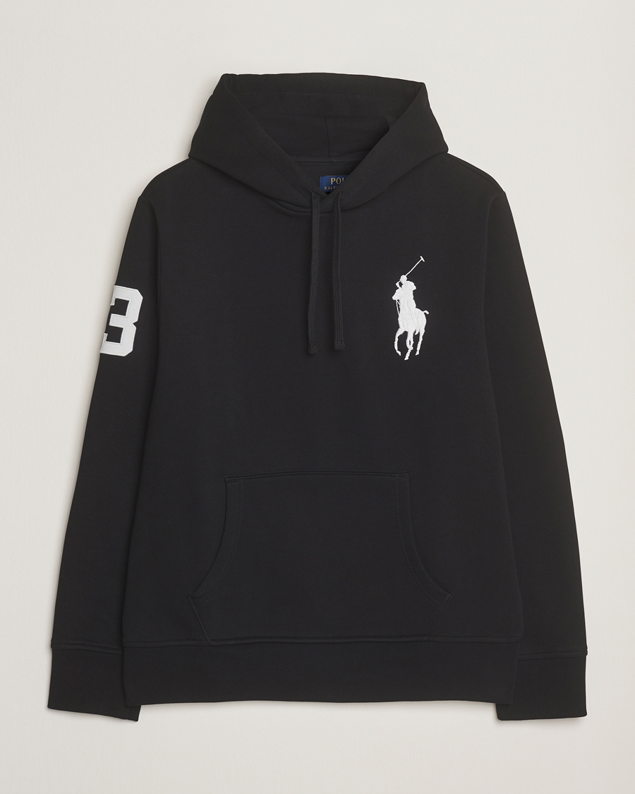 Mies | Puserot | Polo Ralph Lauren | Big Pony Hoodie Polo Black