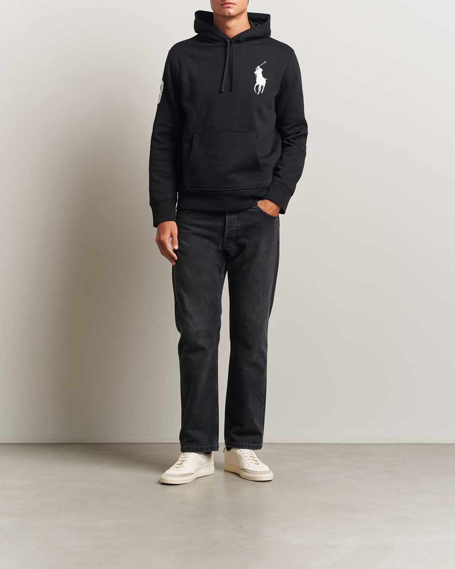 Mies | Puserot | Polo Ralph Lauren | Big Pony Hoodie Polo Black