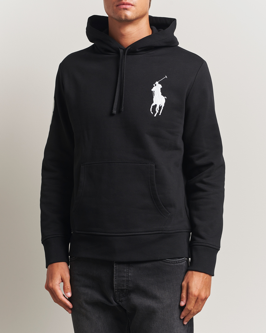 Mies | Puserot | Polo Ralph Lauren | Big Pony Hoodie Polo Black