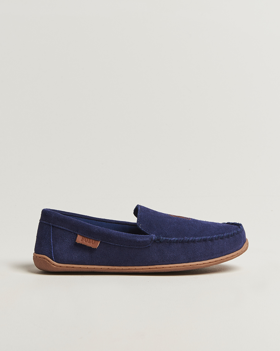 Mies | Polo Ralph Lauren Brenan Slipper Navy Suede | Polo Ralph Lauren | Brenan Slipper Navy Suede