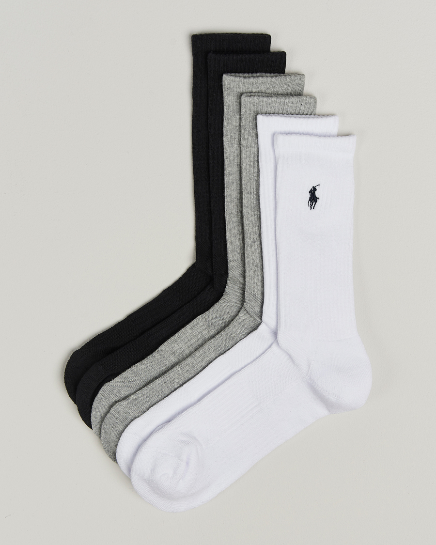 Mies | Alusvaatteet | Polo Ralph Lauren | Polo Ralph Lauren6-Pack Crew SockGrey