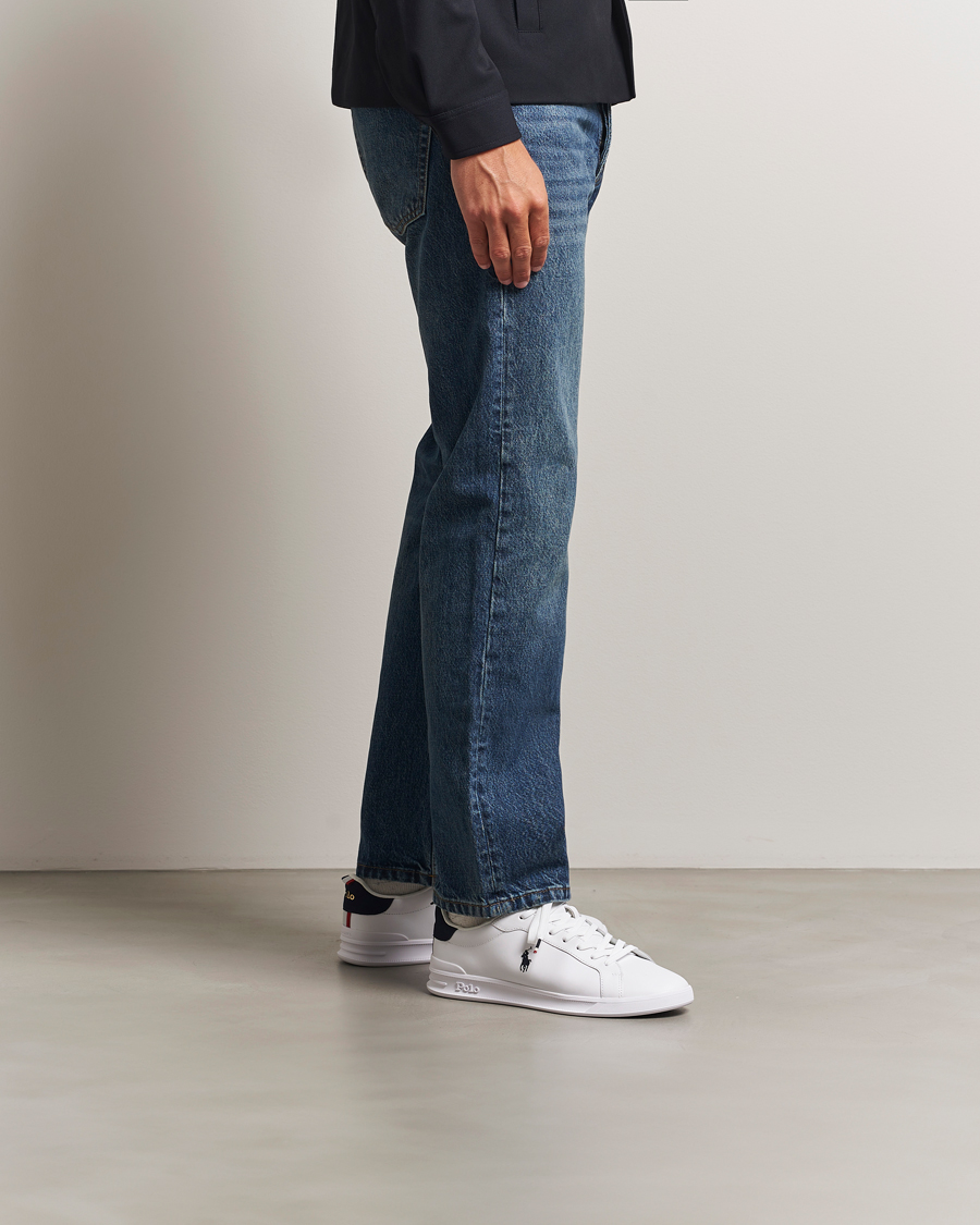 Mies | Tennarit | Polo Ralph Lauren | Heritage Court Sneakers White/Navy/Red