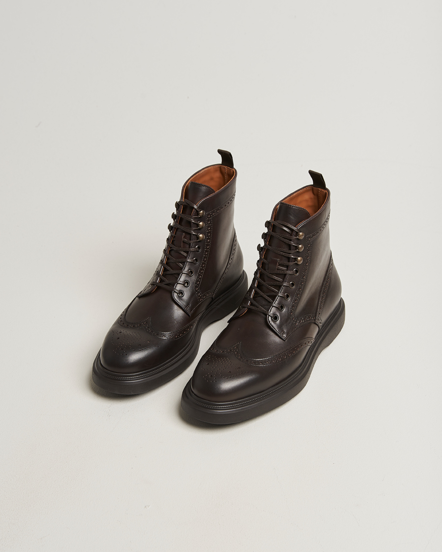 Mies | Nilkkurit | Polo Ralph Lauren | Martelli Brogue Boot Dark Brown Suede