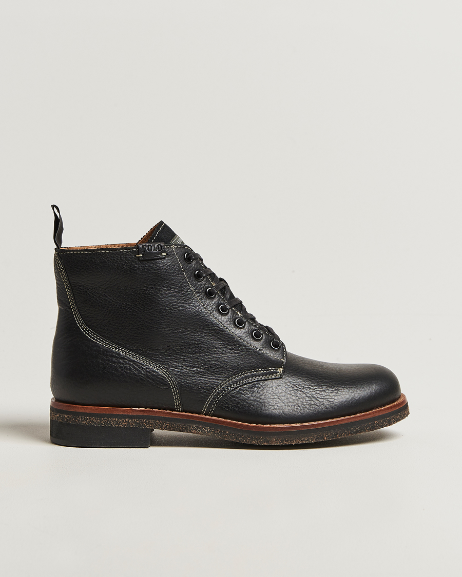 Mies | Nilkkurit | Polo Ralph Lauren | Radford Oiled Leather Boot Black Calf