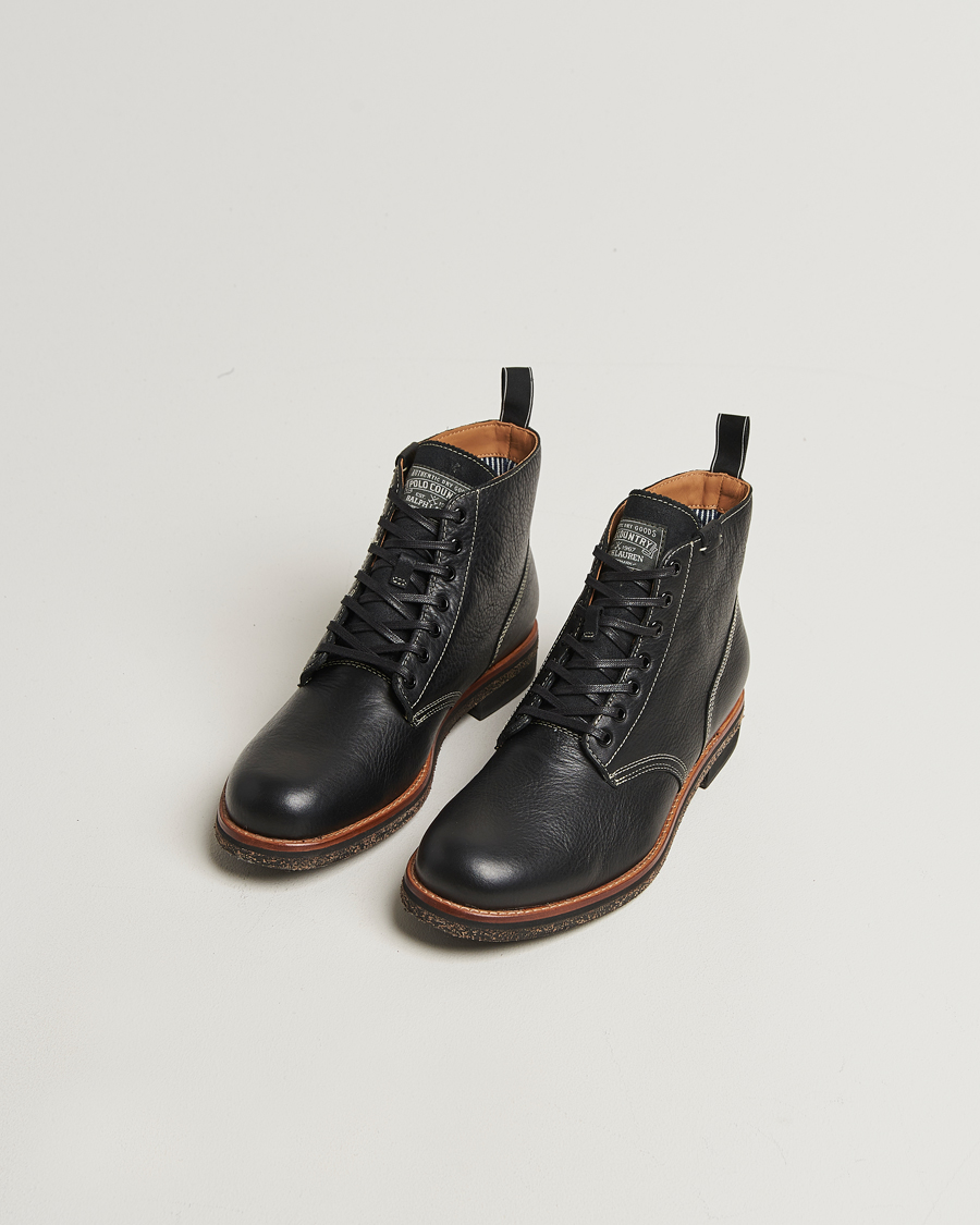 Mies | Nilkkurit | Polo Ralph Lauren | Radford Oiled Leather Boot Black Calf