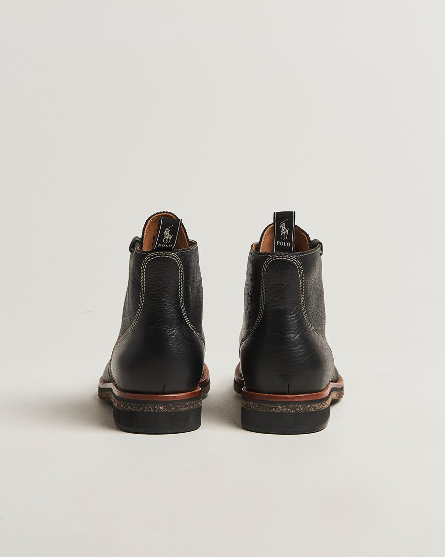 Mies | Nilkkurit | Polo Ralph Lauren | Radford Oiled Leather Boot Black Calf