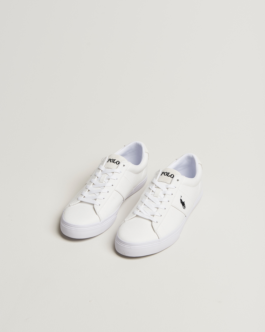 Mies | Tennarit | Polo Ralph Lauren | Sayer Canvas Sneakers White/Black