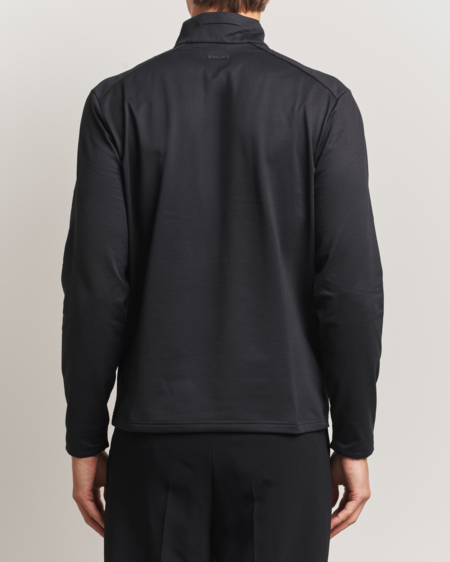 Mies | Puserot | RLX Ralph Lauren | Luxury Jersey Half Zip Polo Black