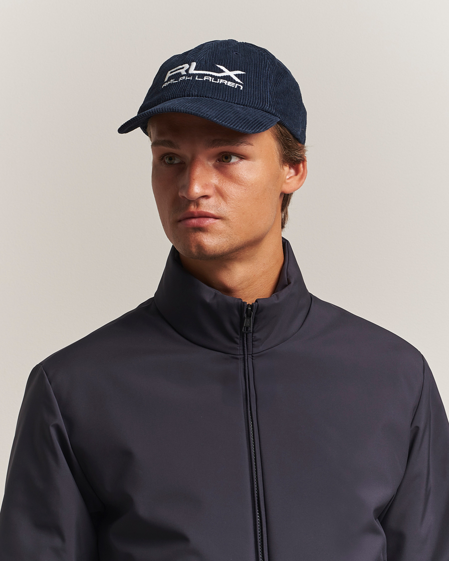 Mies | Päähineet | RLX Ralph Lauren | Corduroy Cap Refined Navy