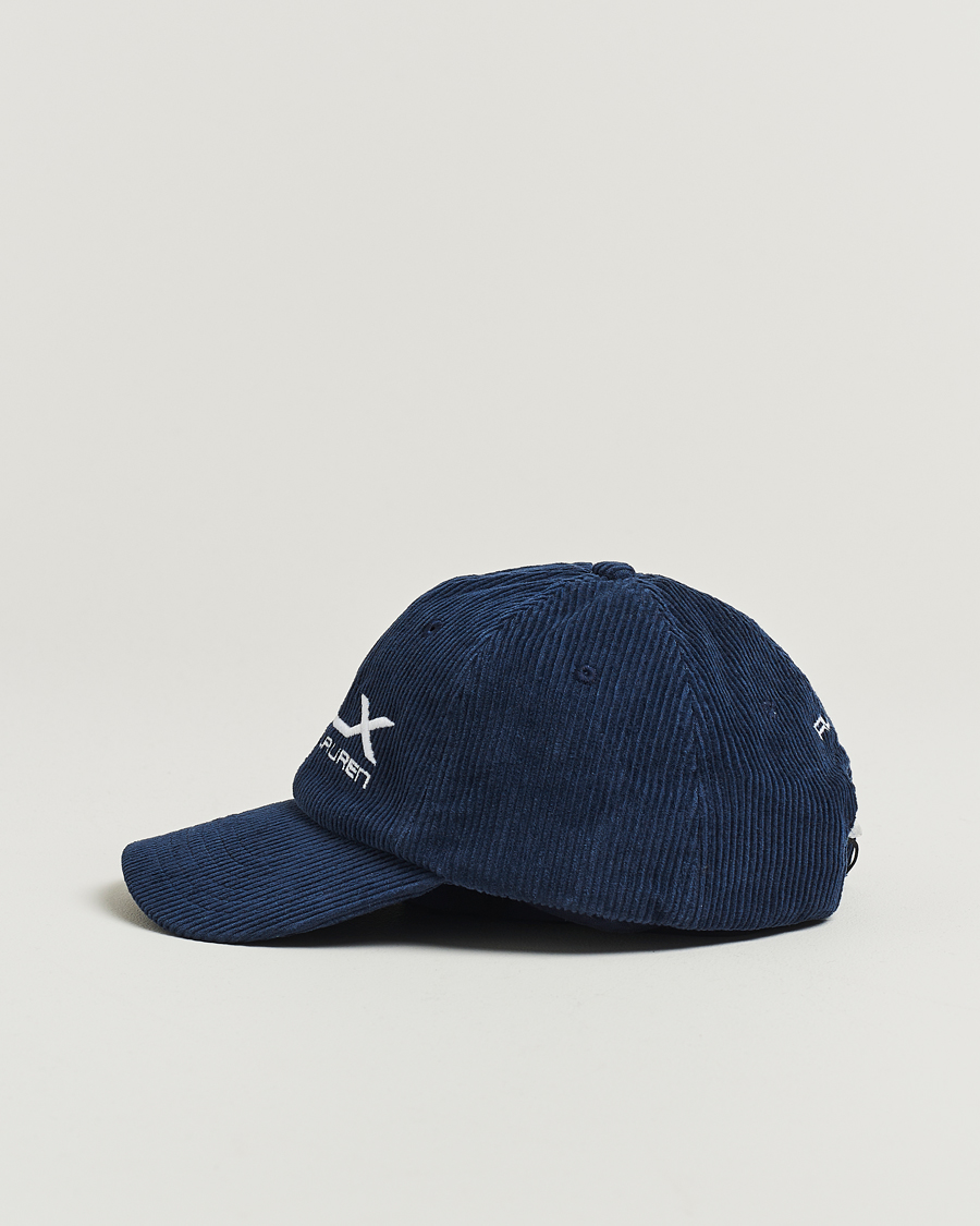 Mies | Päähineet | RLX Ralph Lauren | Corduroy Cap Refined Navy