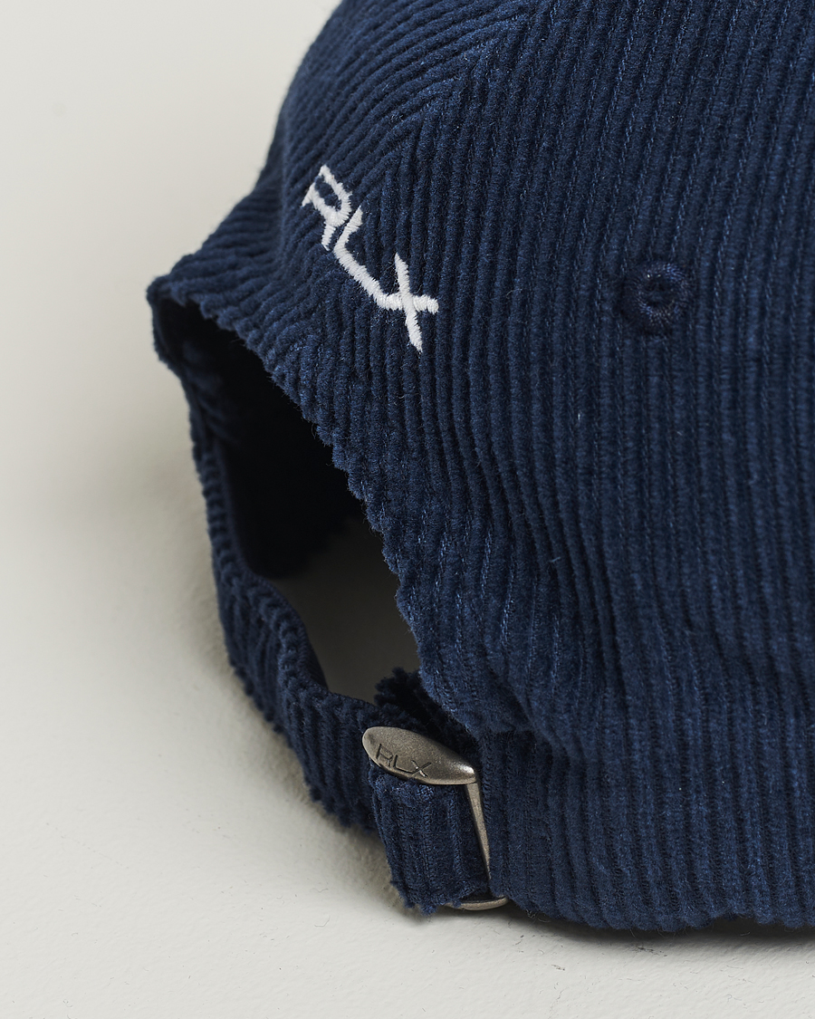 Mies | Päähineet | RLX Ralph Lauren | Corduroy Cap Refined Navy