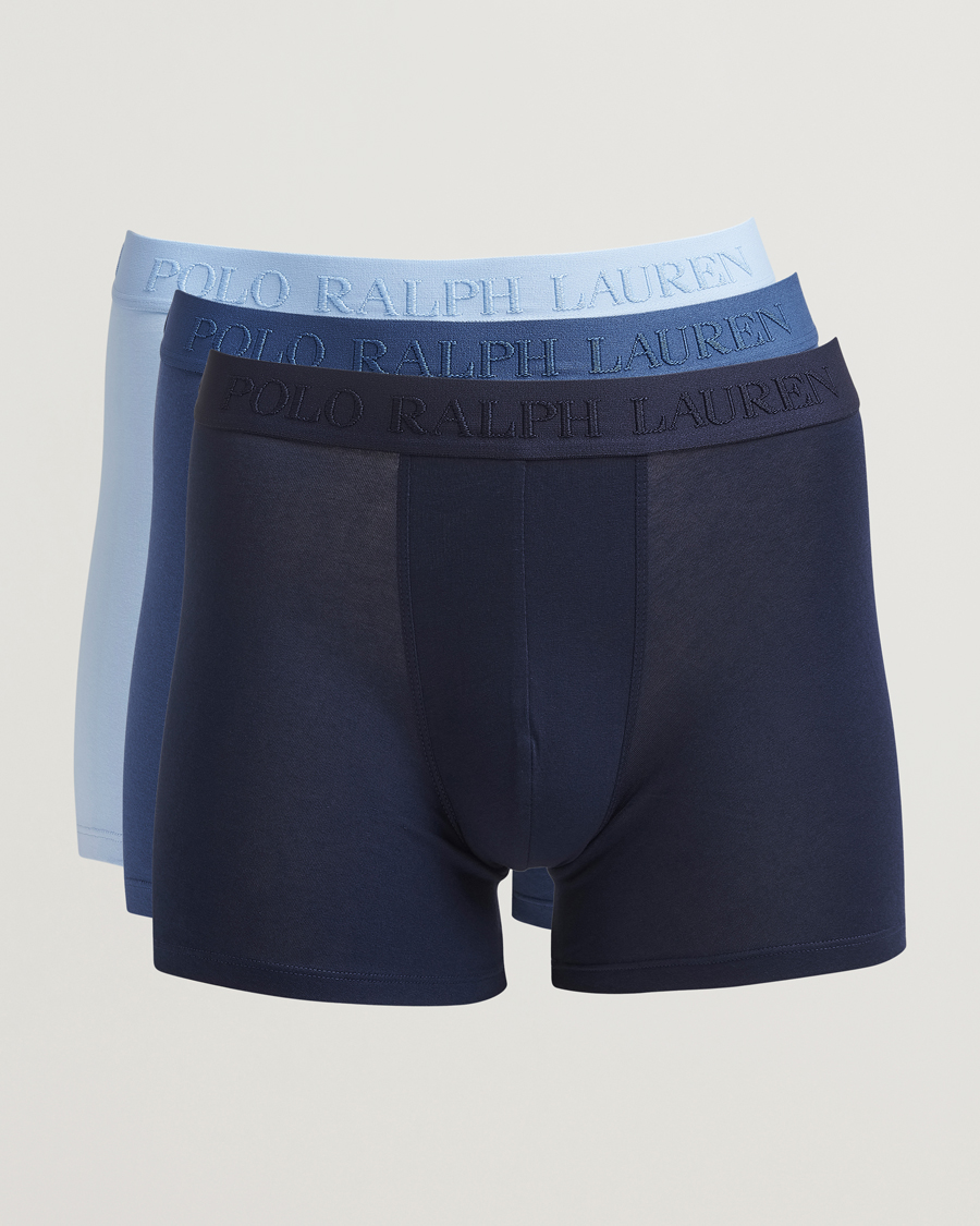 Mies | Alusvaatteet | Polo Ralph Lauren | 3-Pack Boxer Briefs Blue