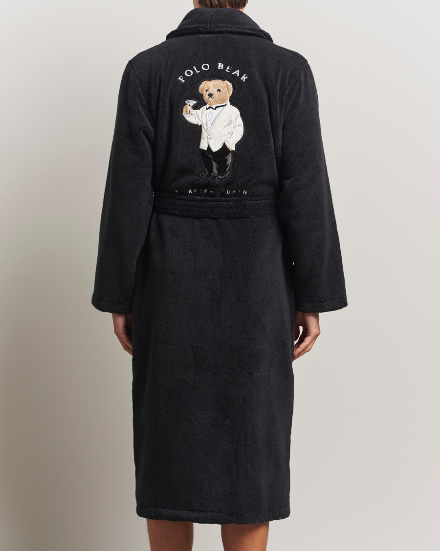 Mies | Yöpuvut ja kylpytakit | Polo Ralph Lauren | Cotton Terry Bear Robe Polo Black