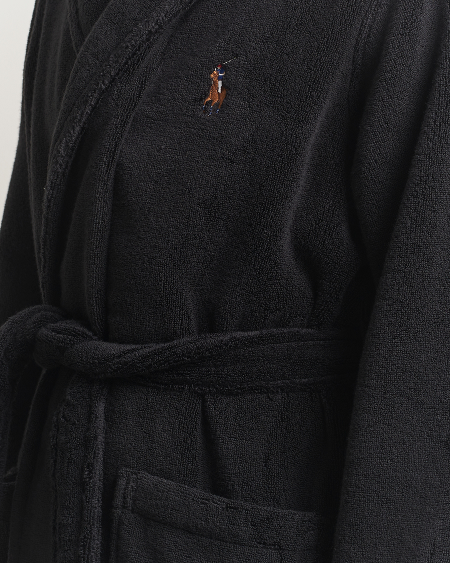 Mies | Yöpuvut ja kylpytakit | Polo Ralph Lauren | Cotton Terry Bear Robe Polo Black