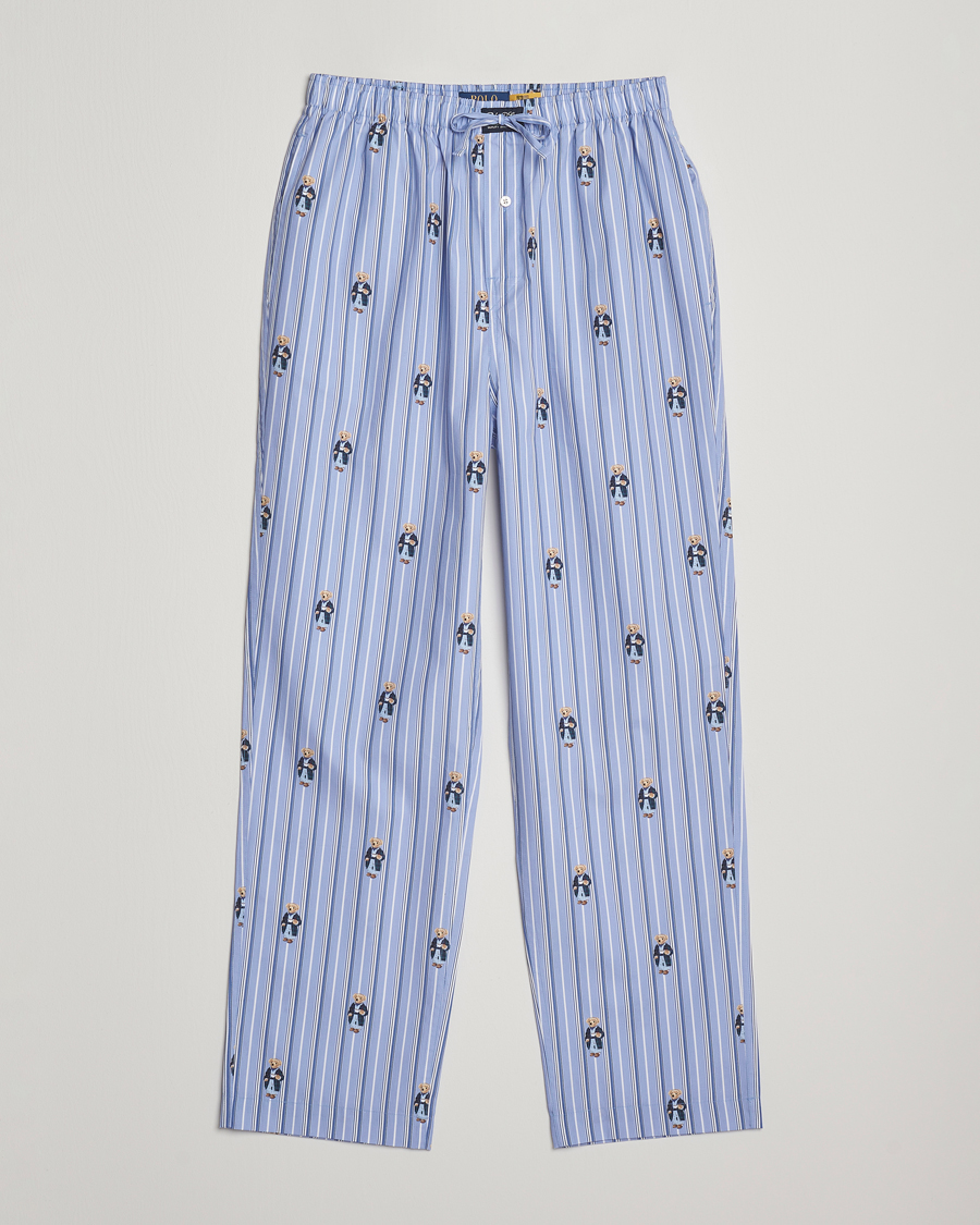 Mies | Yöpuvut ja kylpytakit | Polo Ralph Lauren | Cotton Striped Pyjama Pants Blue