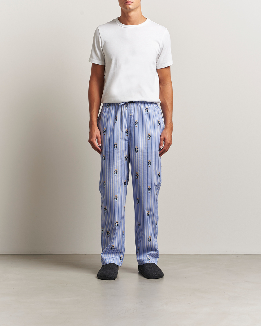 Mies | Yöpuvut ja kylpytakit | Polo Ralph Lauren | Cotton Striped Pyjama Pants Blue