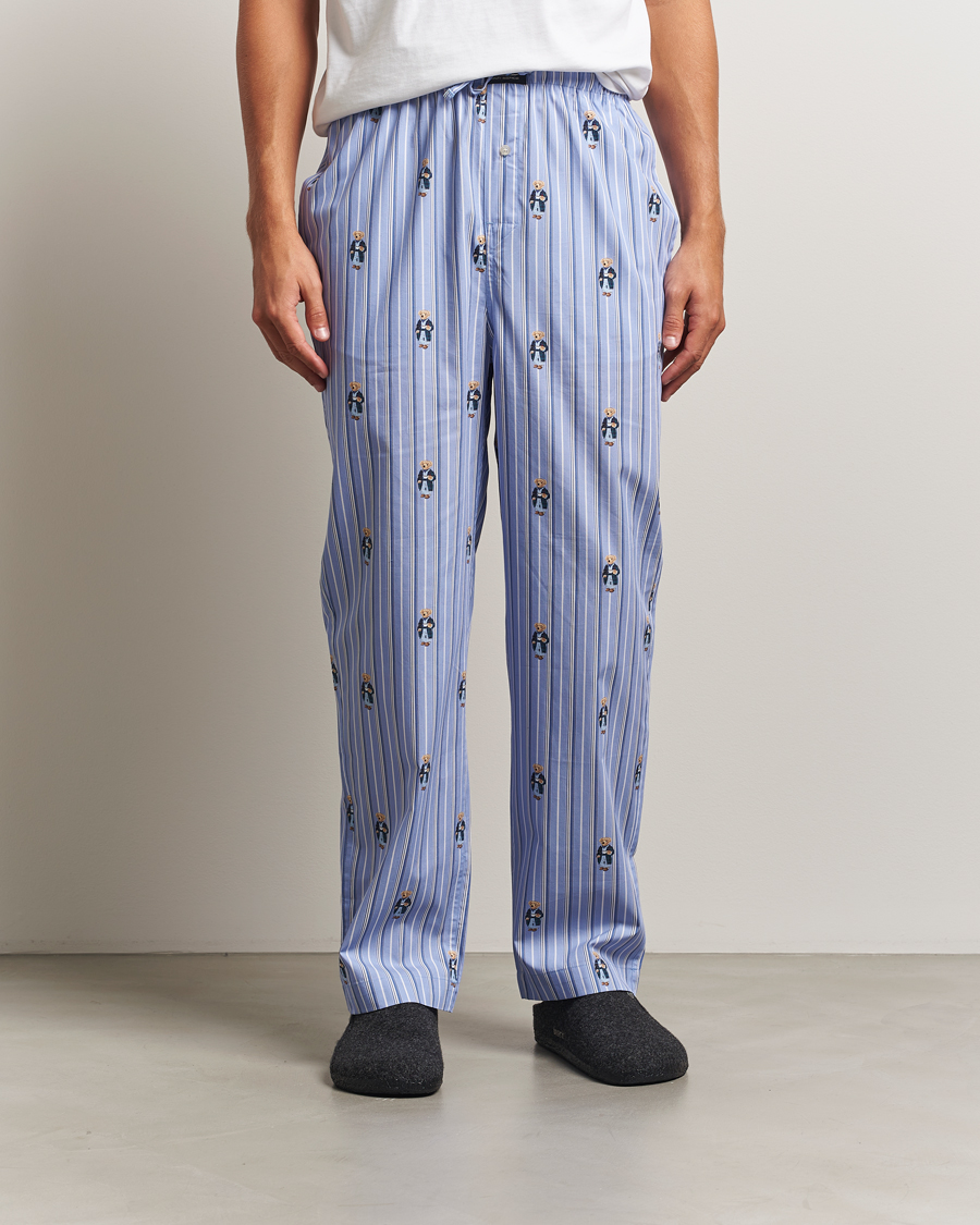 Mies | Yöpuvut ja kylpytakit | Polo Ralph Lauren | Cotton Striped Pyjama Pants Blue