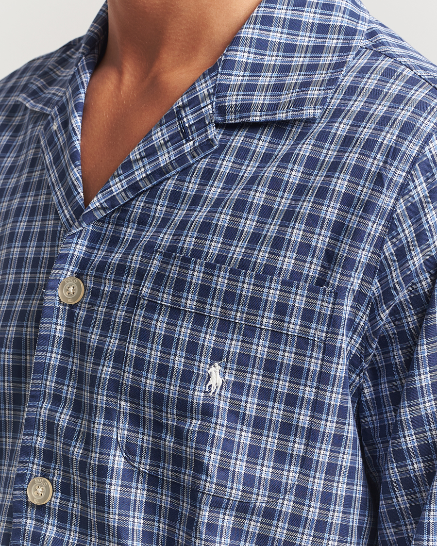 Mies | Yöpuvut ja kylpytakit | Polo Ralph Lauren | Cotton Checked Pyjama Set Navy