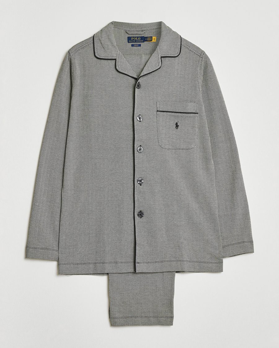 Mies | Yöpuvut ja kylpytakit | Polo Ralph Lauren | Cotton Lounge Set Black/Cream