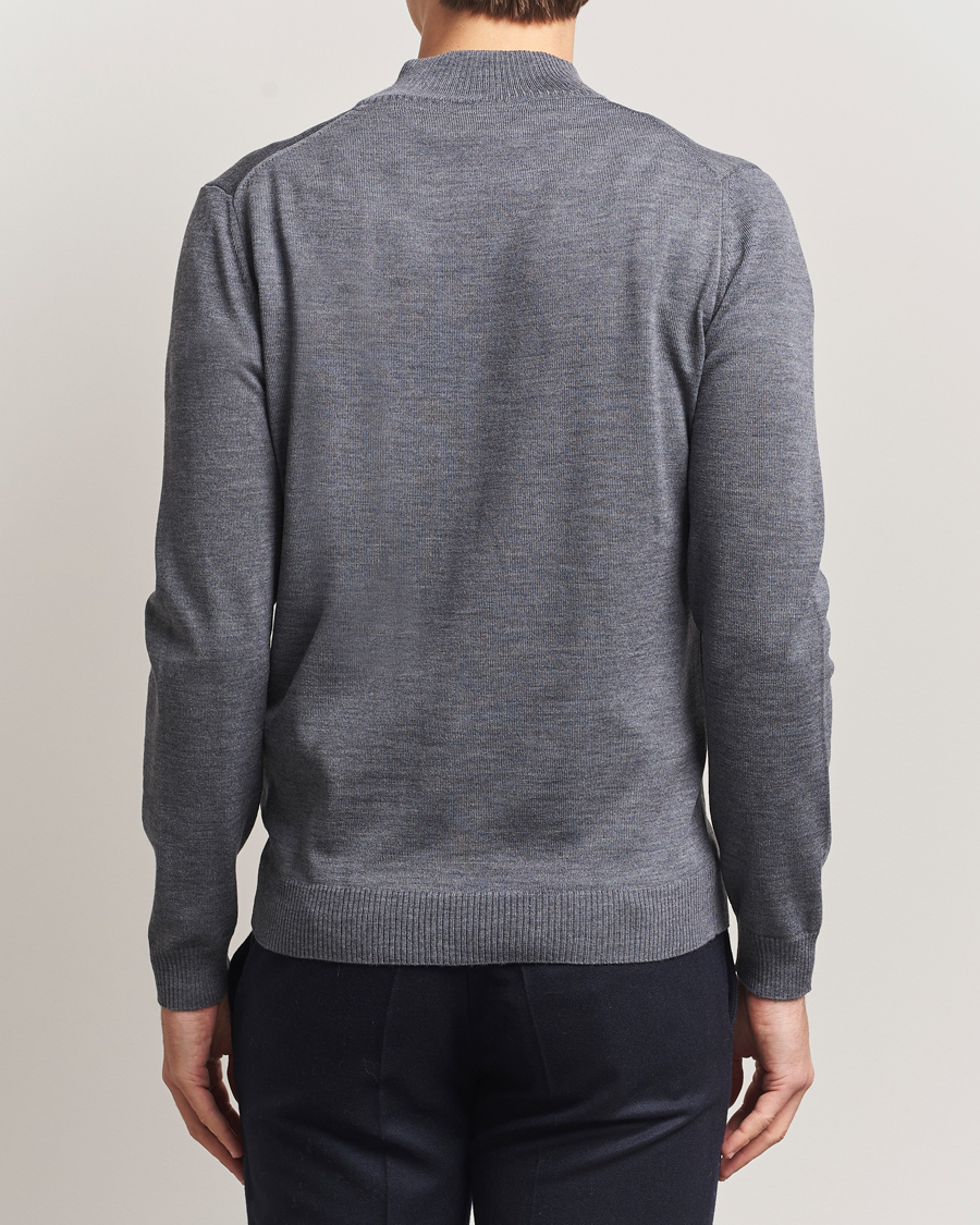 Mies | Puserot | Stenströms | Merino Full Zip Grey