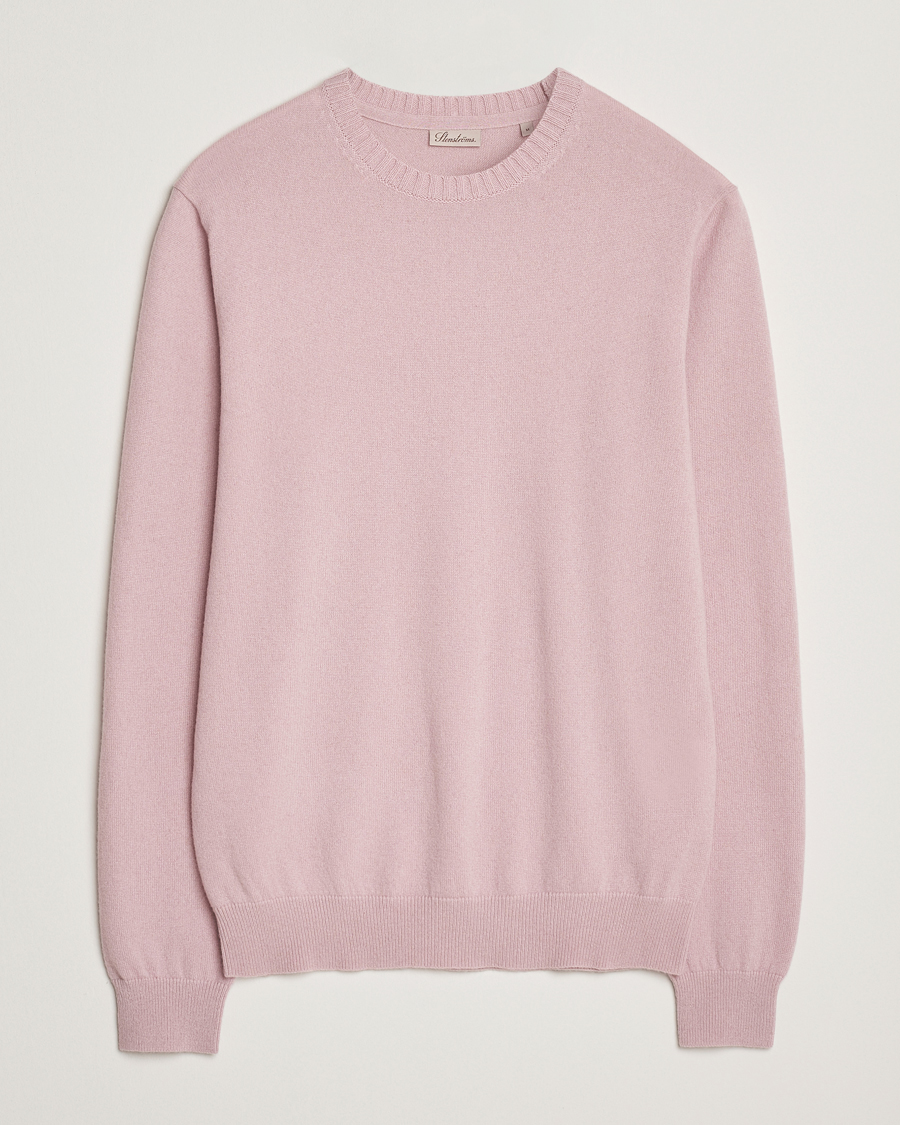Mies | Puserot | Stenströms | Cashmere Crewneck Dusty Pink