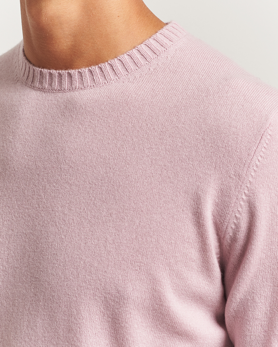 Mies | Puserot | Stenströms | Cashmere Crewneck Dusty Pink