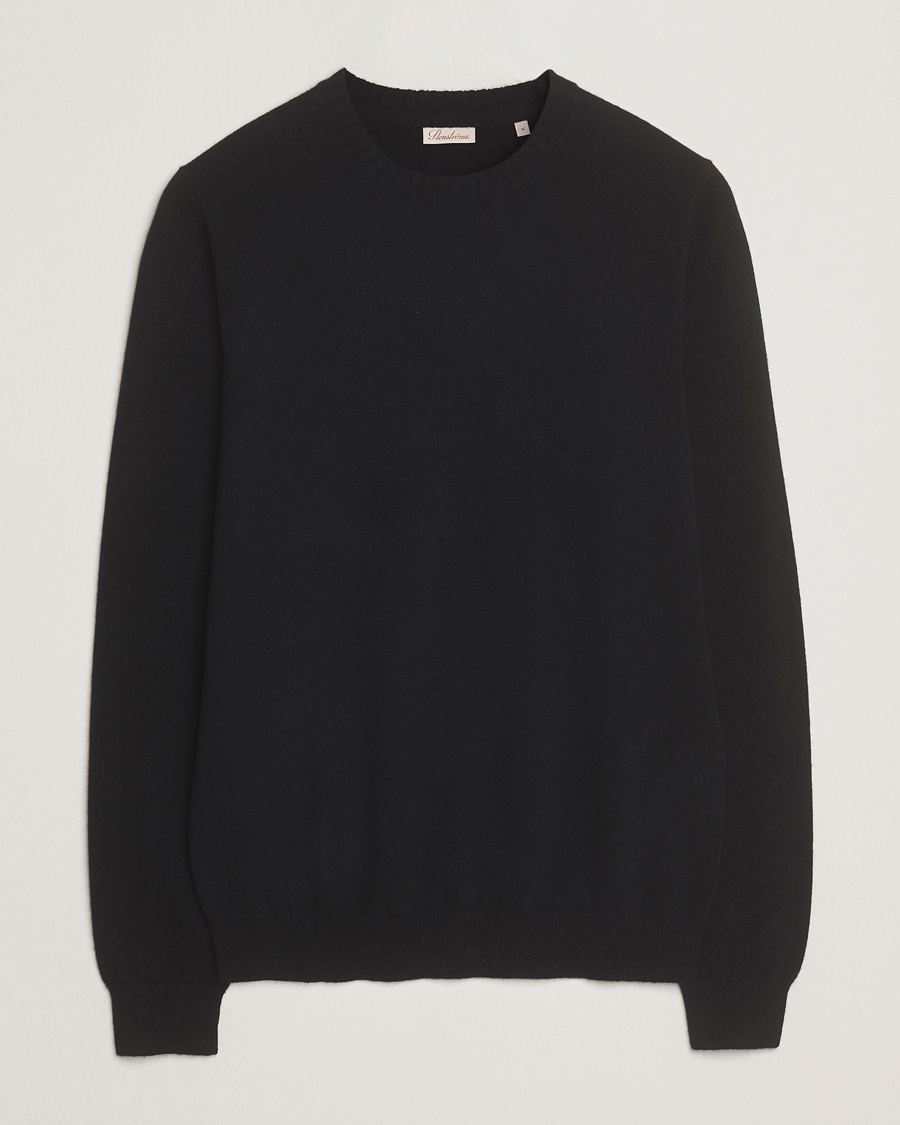 Mies | Puserot | Stenströms | Cashmere Crewneck Black