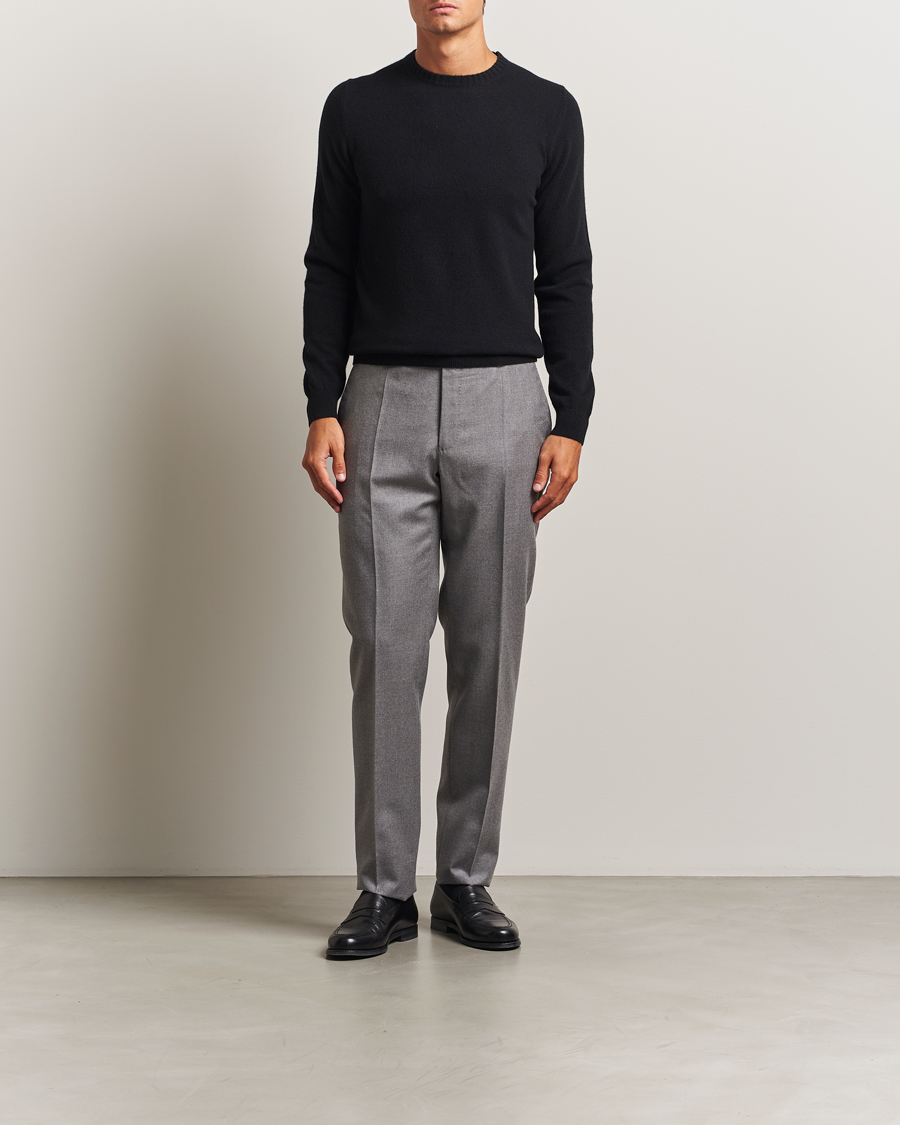 Mies | Puserot | Stenströms | Cashmere Crewneck Black